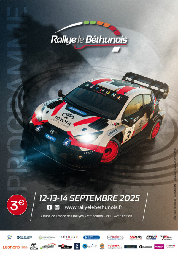Programme 2025 - Rallye Le Béthunois