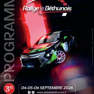 Programme 2026 – Rallye Le Béthunois